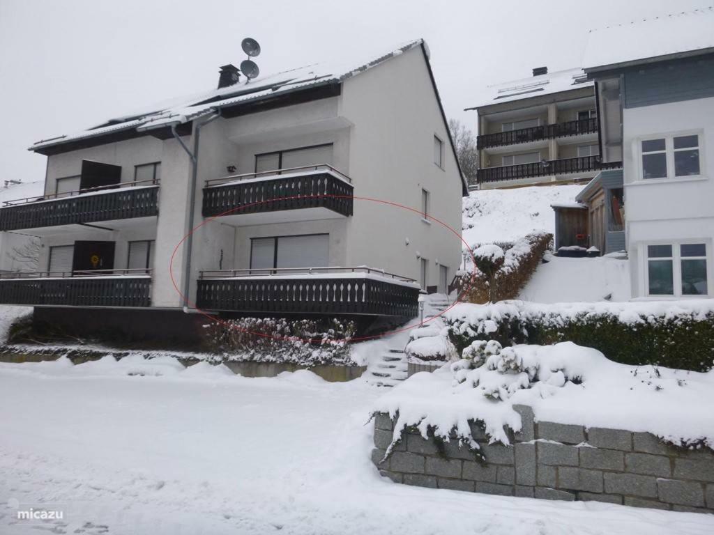 Schönes Wohnung bei Winterberg mit WiFi Exterior foto