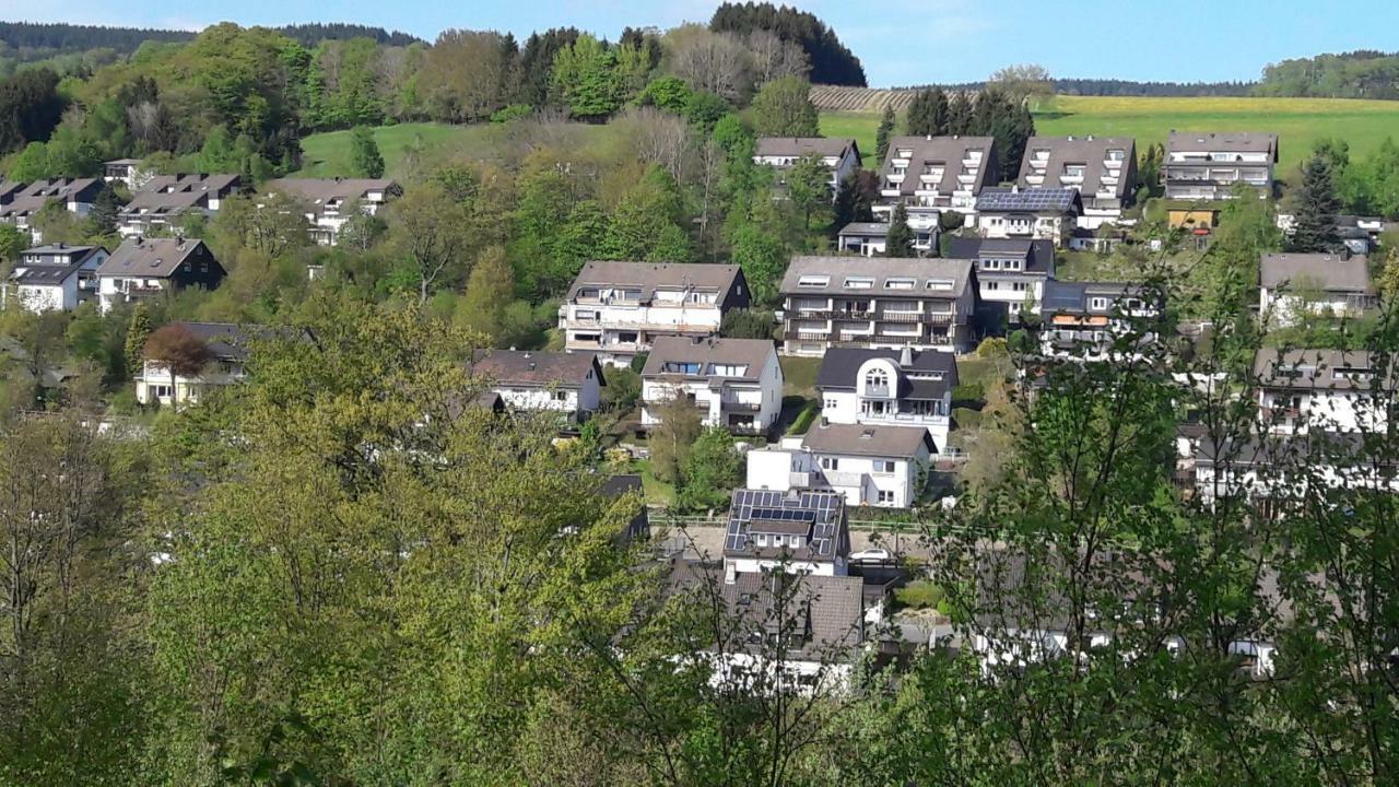 Schönes Wohnung bei Winterberg mit WiFi Exterior foto